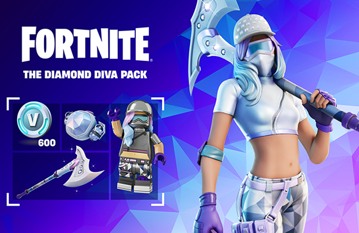 Fortnite - The Diamond Diva Pack - Xbox live