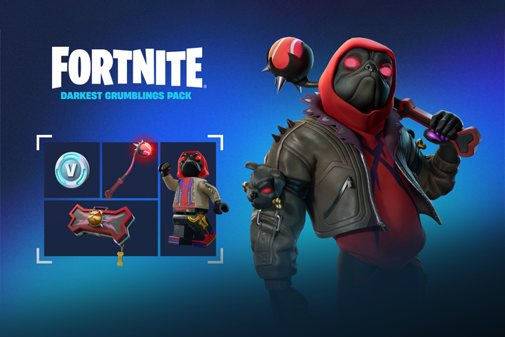 Fortnite - Darkest Grumblings Pack + 600 V-Bucks