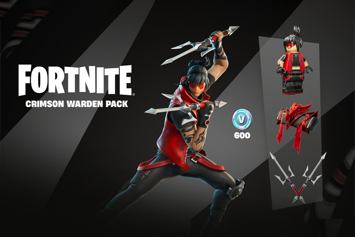 Fortnite - Crimson Warden Pack + 600 V-Bucks